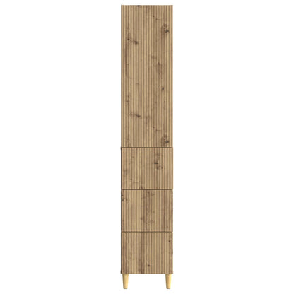 Cabinet Set 2 pcs 33 x 34.5 x 90 cm Engineered Wood