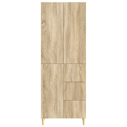 Cabinet Set 2 pcs Sonoma Oak Engineered Wood