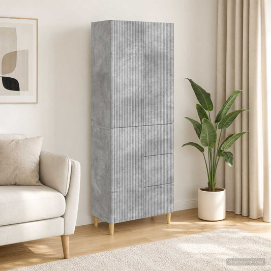 Cabinet Set 2 pcs 66 x 34.5 x 90 cm Engineered Wood