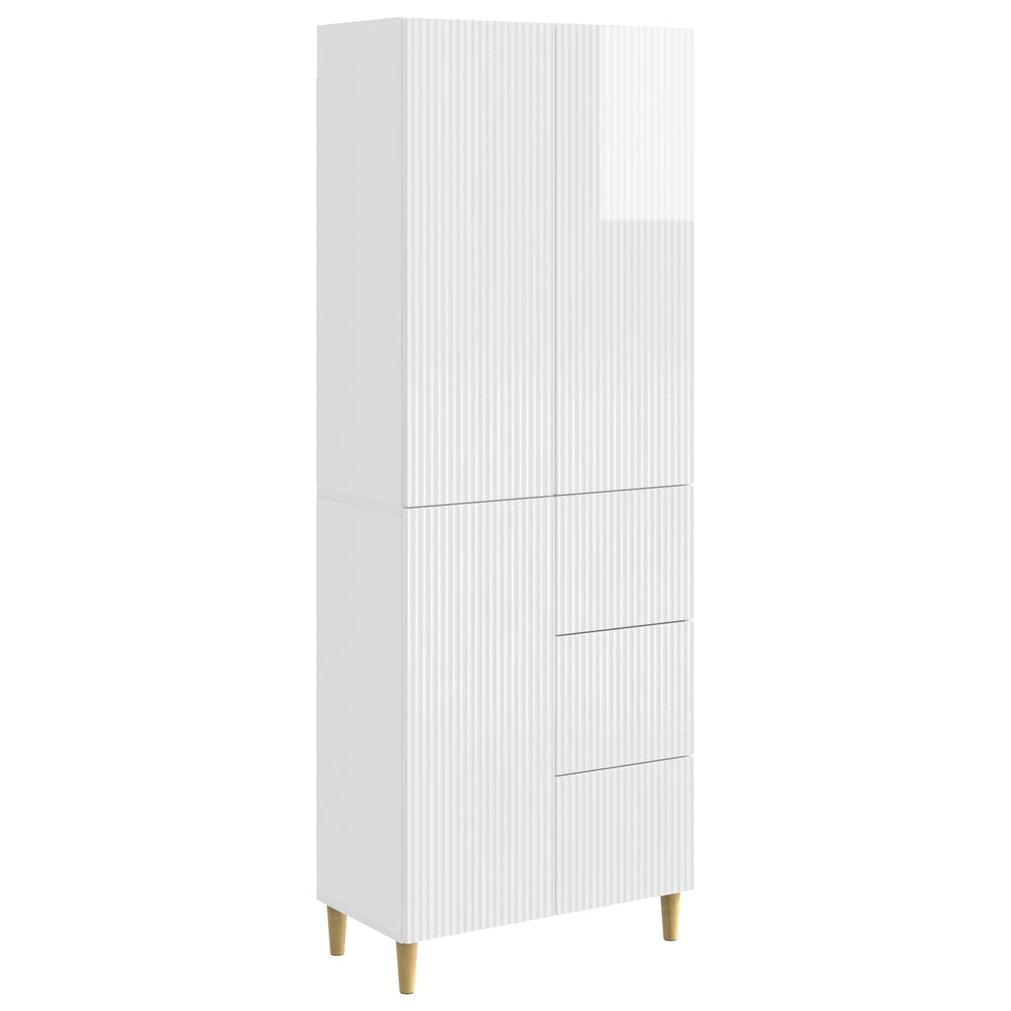 Cabinet Set 2 pcs 66 x 34.5 x 90 cm Engineered Wood