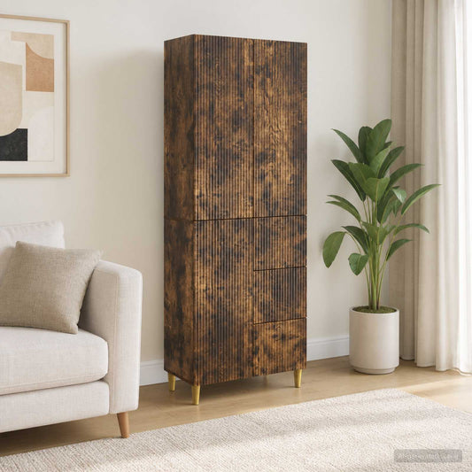 Cabinet Set 2 pcs 66 x 34.5 x 90 cm Engineered Wood