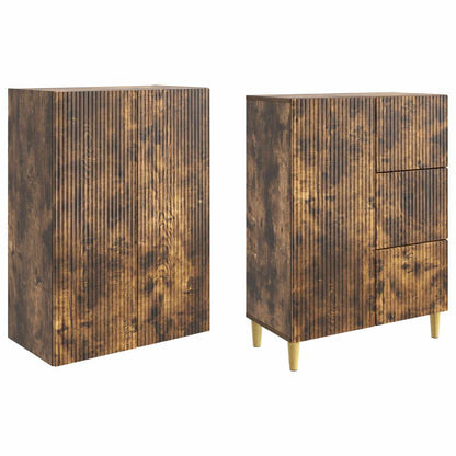 Cabinet Set 2 pcs 66 x 34.5 x 90 cm Engineered Wood