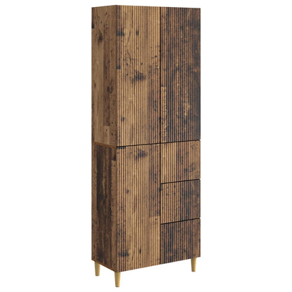 Cabinet Set 2 pcs Engineered Wood