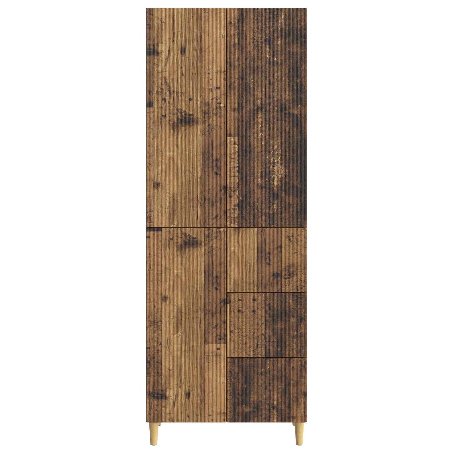 Cabinet Set 2 pcs Engineered Wood