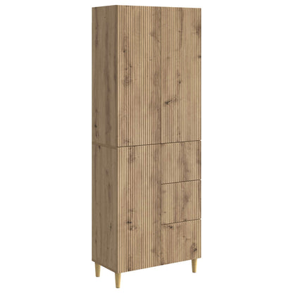 Cabinet Set 2 pcs 66 x 34.5 x 90 cm Engineered Wood