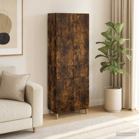 Cabinet Set 2 pcs 66 x 34.5 x 90 cm Engineered Wood
