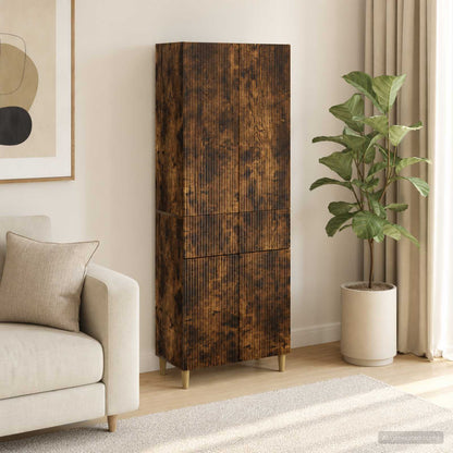 Cabinet Set 2 pcs 66 x 34.5 x 90 cm Engineered Wood
