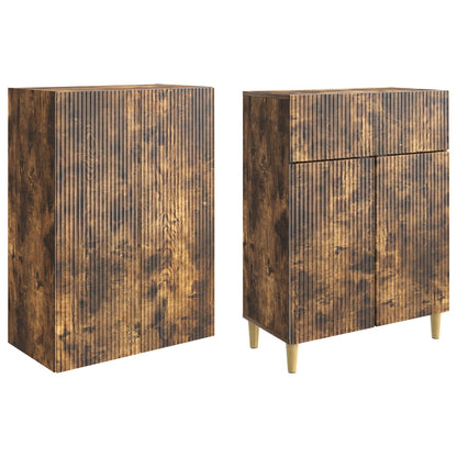 Cabinet Set 2 pcs 66 x 34.5 x 90 cm Engineered Wood