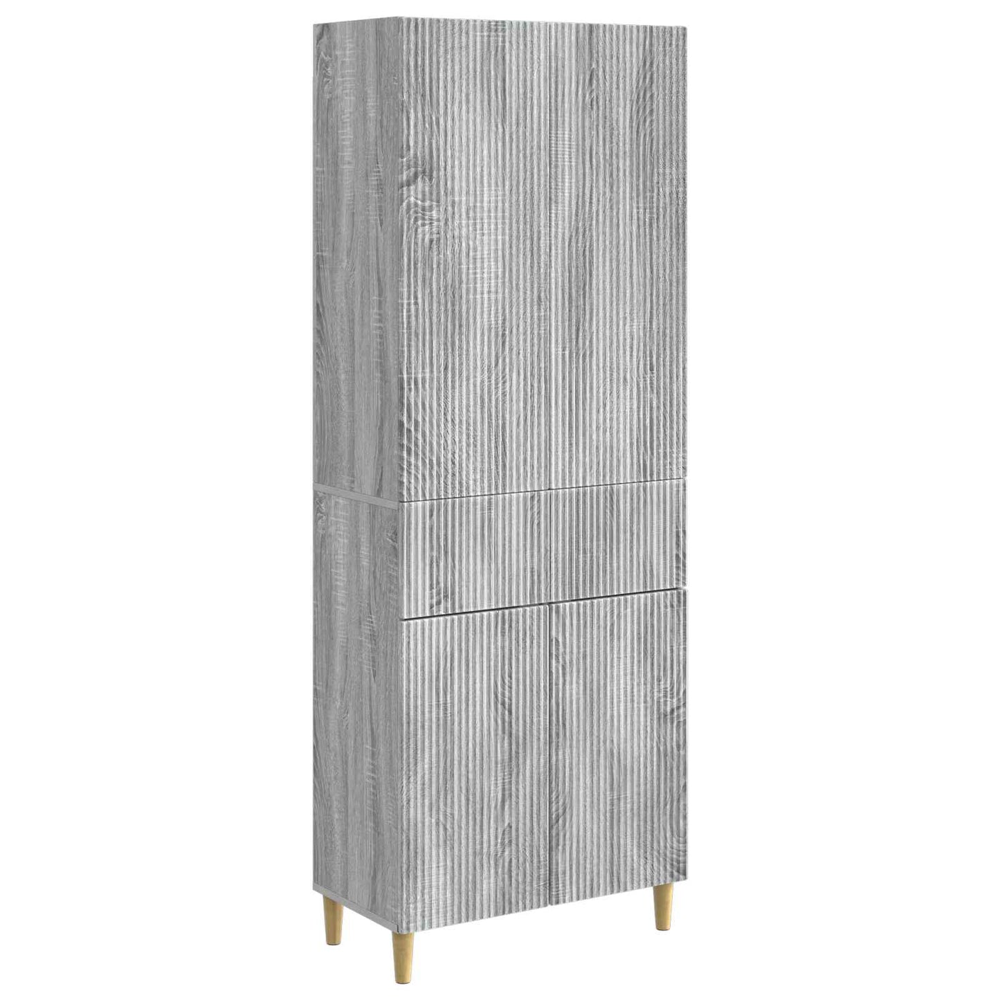 Cabinet Set 2 pcs 66 x 34.5 x 90 cm Engineered Wood