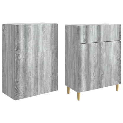 Cabinet Set 2 pcs 66 x 34.5 x 90 cm Engineered Wood