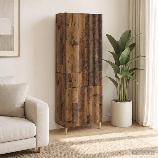 Cabinet Set 2 pcs 66 x 34.5 x 90 cm Engineered Wood