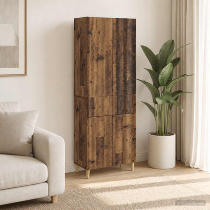 Cabinet Set 2 pcs 66 x 34.5 x 90 cm Engineered Wood