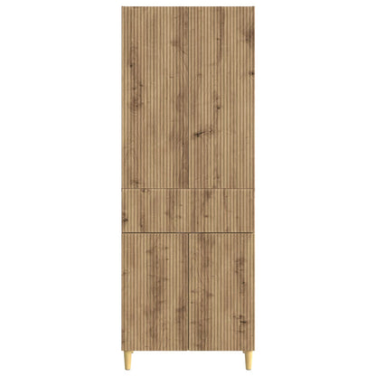 Cabinet Set 2 pcs 66 x 34.5 x 90 cm Engineered Wood