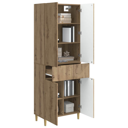 Cabinet Set 2 pcs 66 x 34.5 x 90 cm Engineered Wood