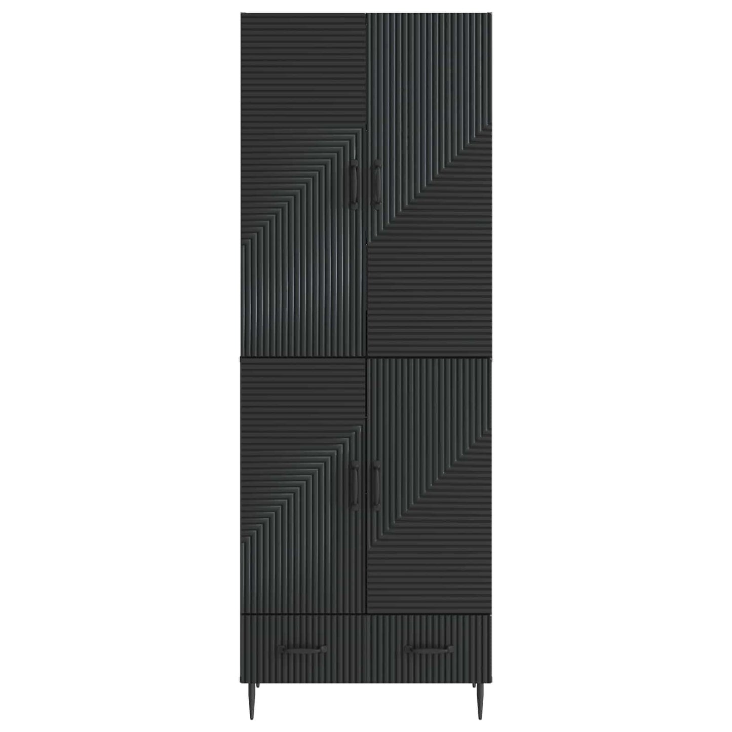 Cabinet Set 2 pcs 66 x 34.5 x 95 cm Engineered Wood