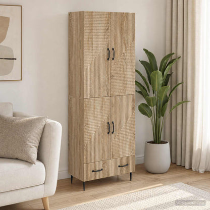 Cabinet Set 2 pcs Engineered Wood
