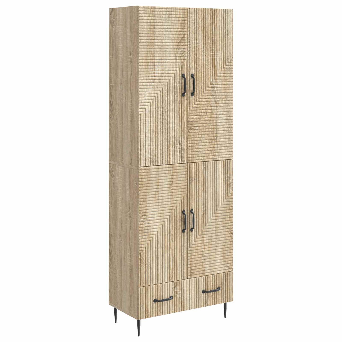Cabinet Set 2 pcs Engineered Wood