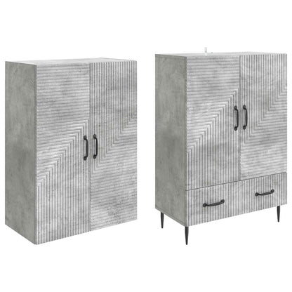 Cabinet Set 2 pcs Engineered Wood