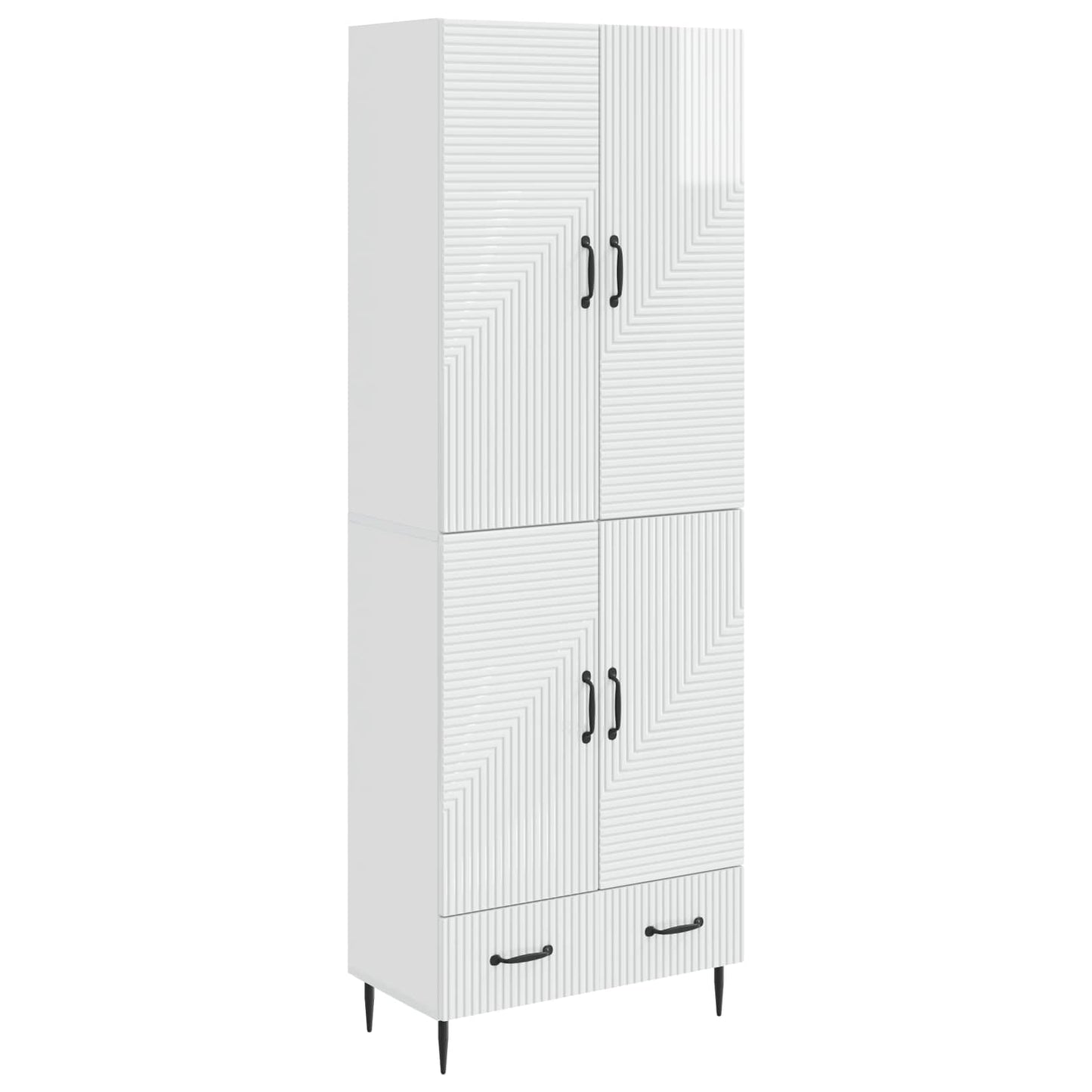 Cabinet Set 2 pcs 66 x 34.5 x 95 cm Engineered Wood