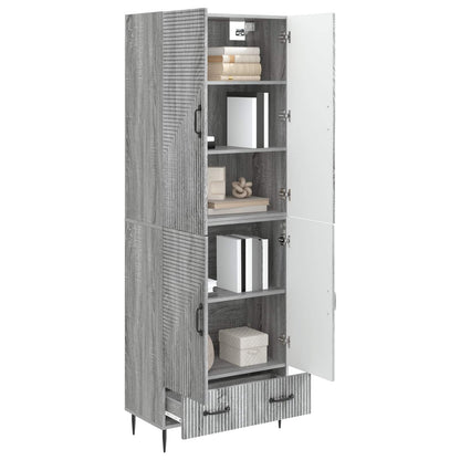 Cabinet Set 2 pcs 66 x 34.5 x 95 cm Engineered Wood