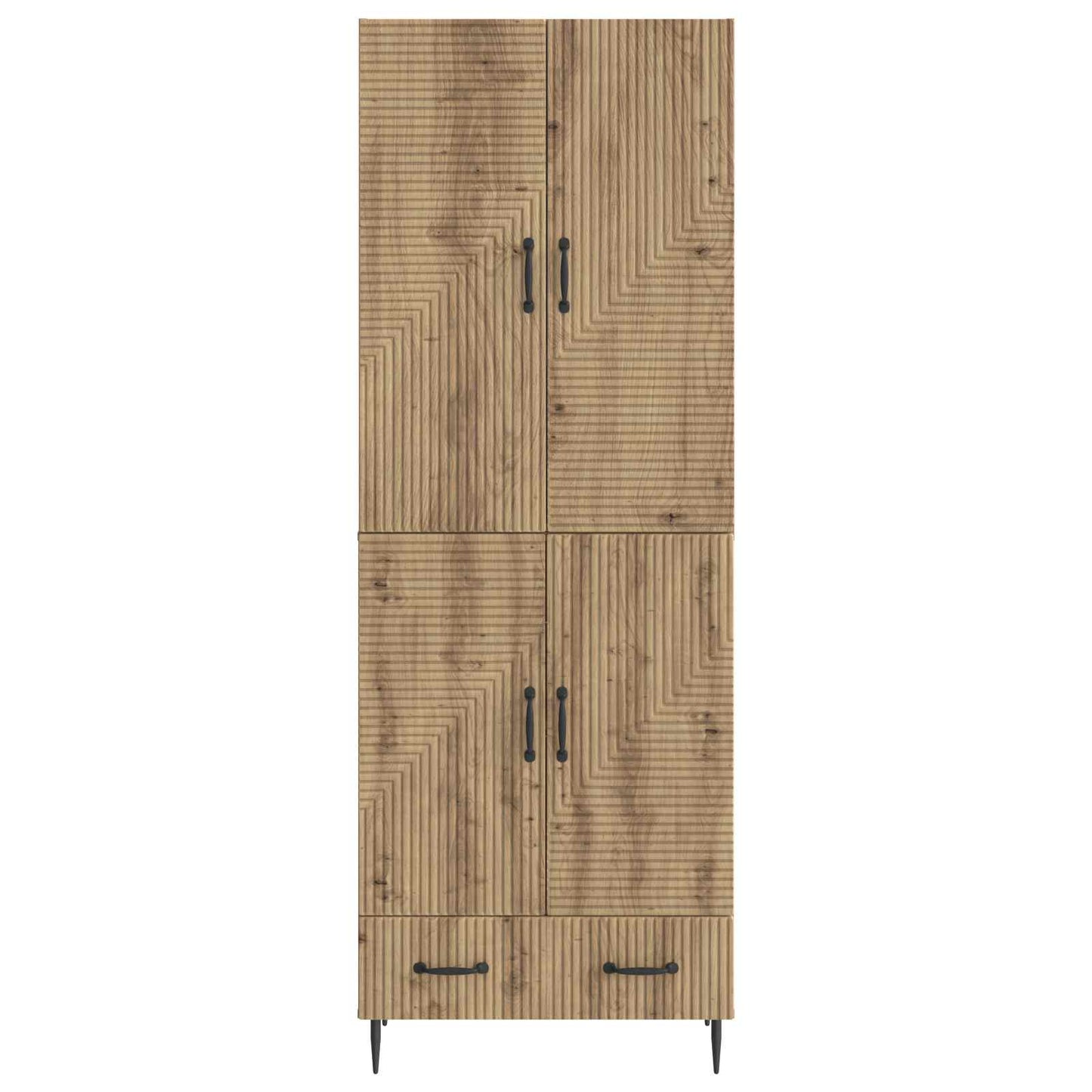 Cabinet Set 2 pcs 66 x 34.5 x 95 cm Engineered Wood