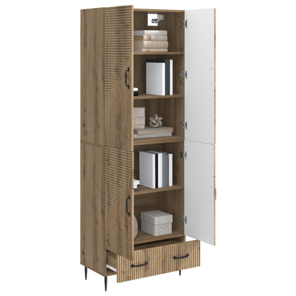 Cabinet Set 2 pcs 66 x 34.5 x 95 cm Engineered Wood
