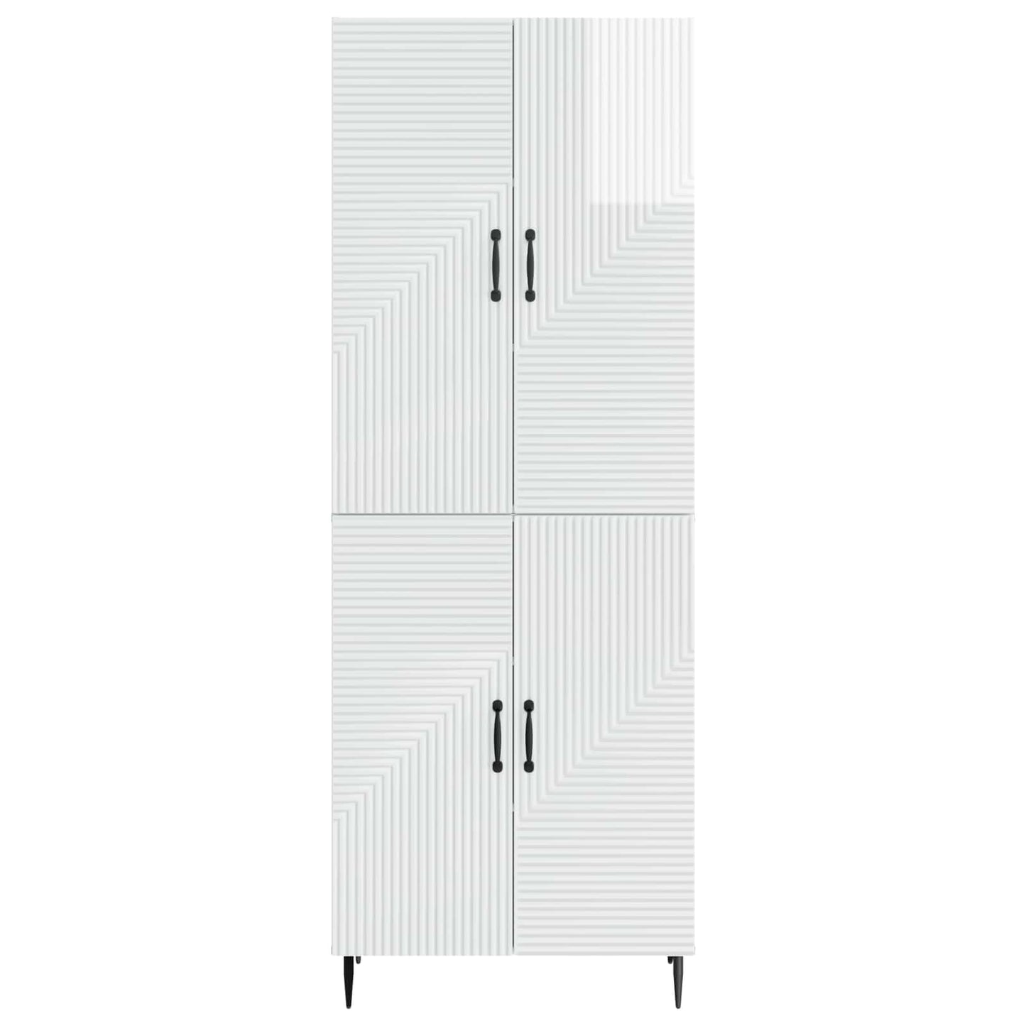 Cabinet Set 2 pcs 66 x 34.5 x 89.5 cm Engineered Wood