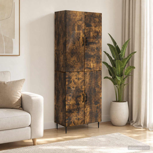 Cabinet Set 2 pcs 66 x 34.5 x 89.5 cm Engineered Wood