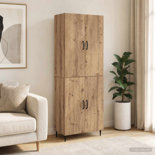 Cabinet Set 2 pcs Engineered Wood