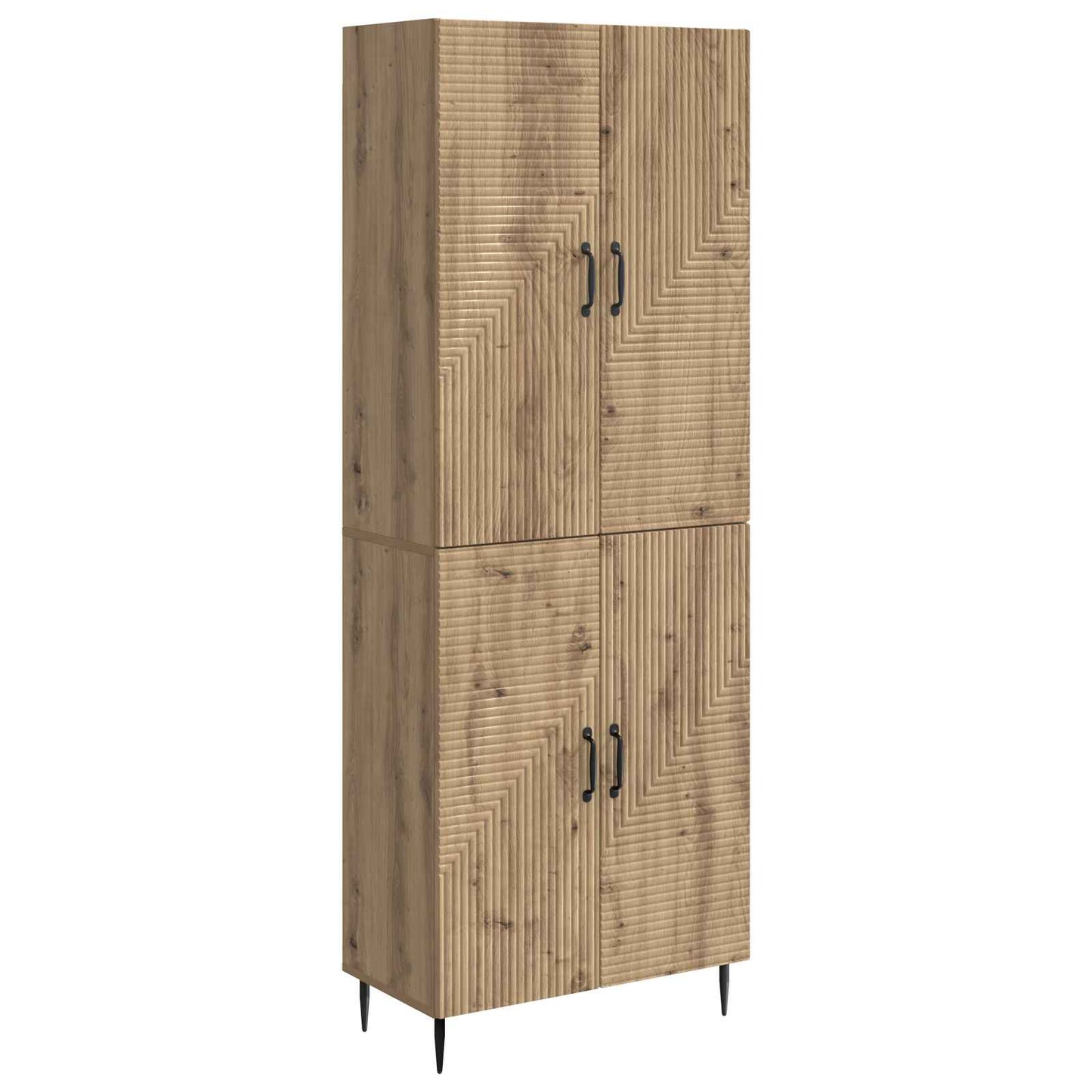 Cabinet Set 2 pcs 66 x 34.5 x 89.5 cm Engineered Wood