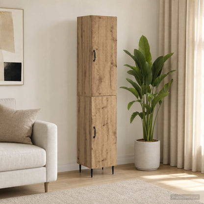Cabinet Set 2 pcs Artisan Oak 33 x 34.5 x 89.5 cm