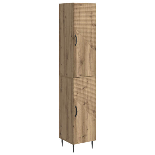 Cabinet Set 2 pcs Artisan Oak Engineered Wood