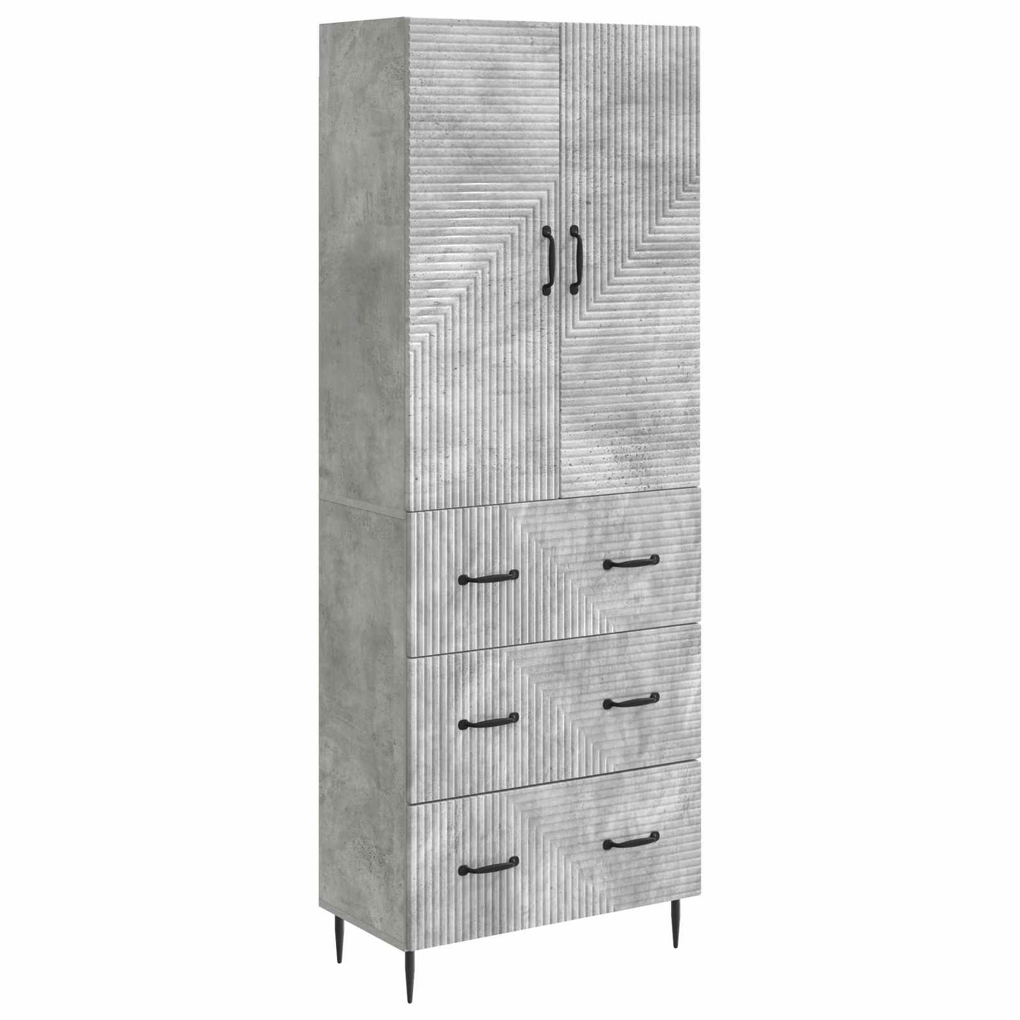 Cabinet Set 2 pcs 66 x 34.5 x 90 cm Engineered Wood