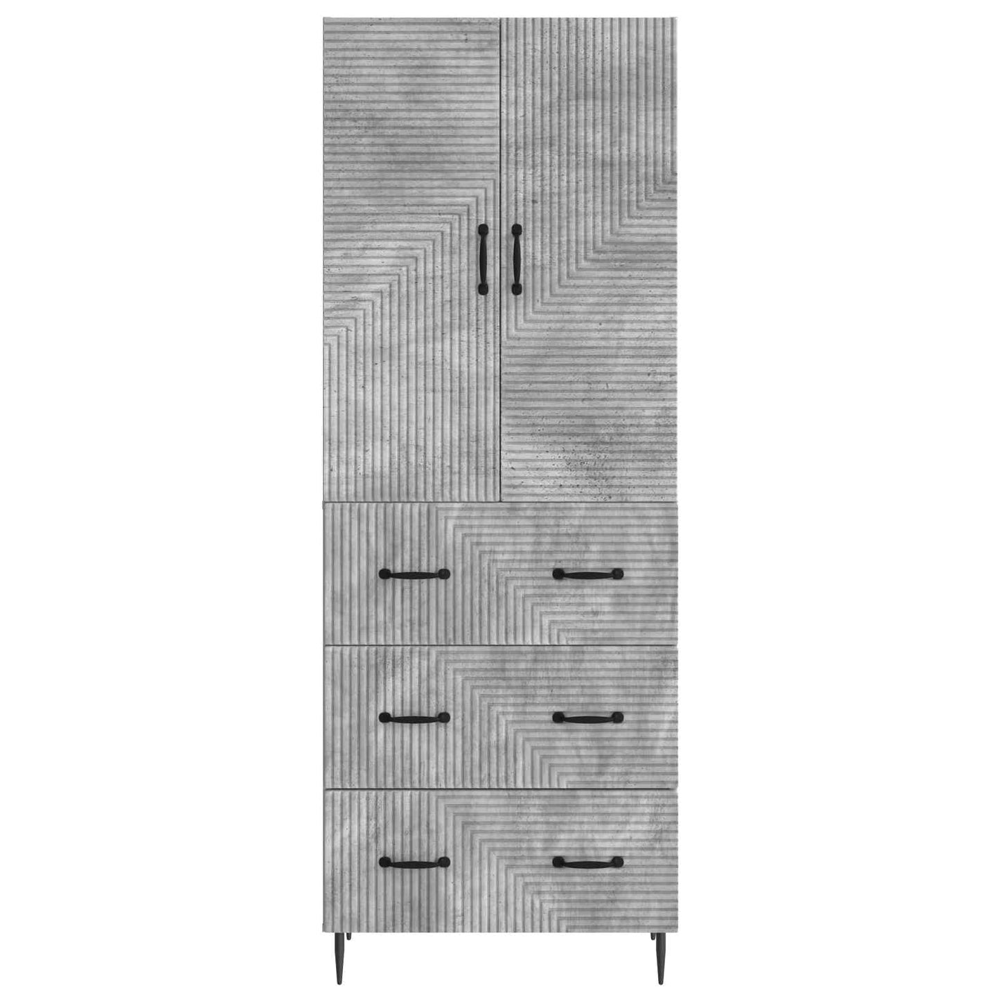 Cabinet Set 2 pcs 66 x 34.5 x 90 cm Engineered Wood