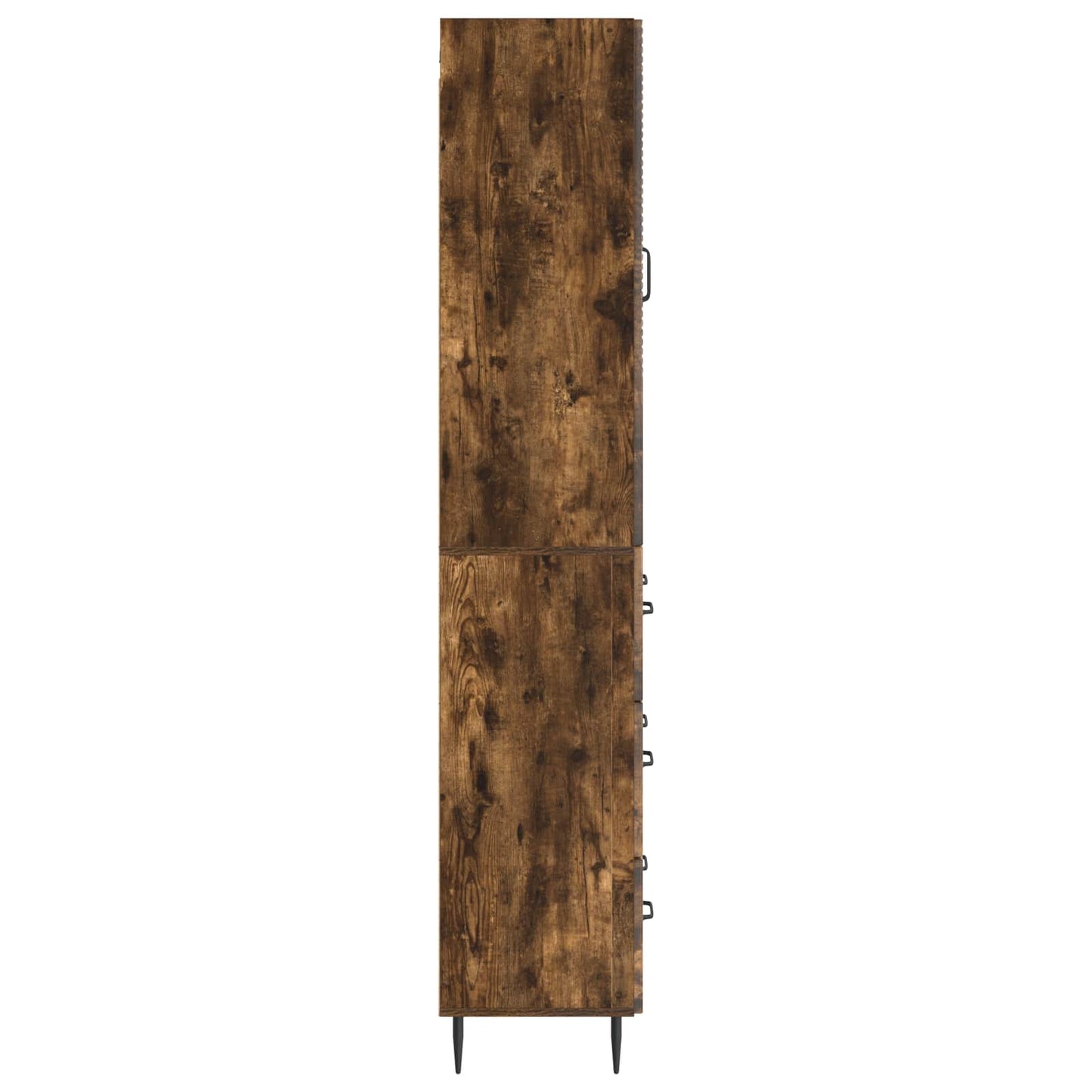 Cabinet Set 2 pcs Smoked Oak 66 x 34.5 x 90 cm Engineered Wood