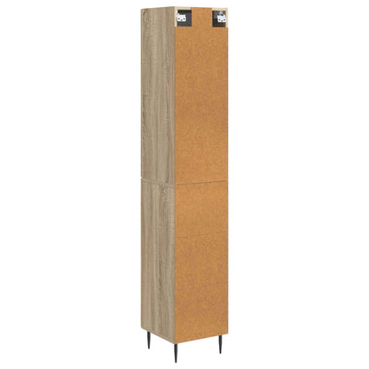 Cabinet Set 2 pcs Sonoma Oak 33 x 34.5 x 90 cm Engineered Wood