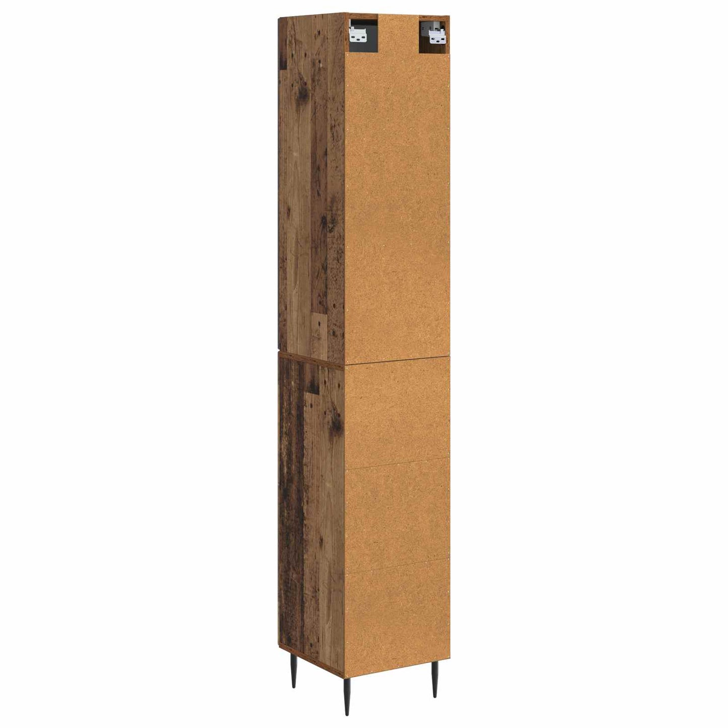 Cabinet Set 2 pcs 33 x 34.5 x 90 cm Engineered Wood Old Wood