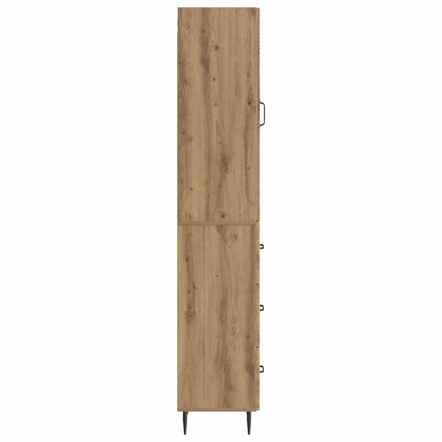 Cabinet Set 2 pcs Artisan Oak 33 x 34.5 x 90 cm Engineered Wood