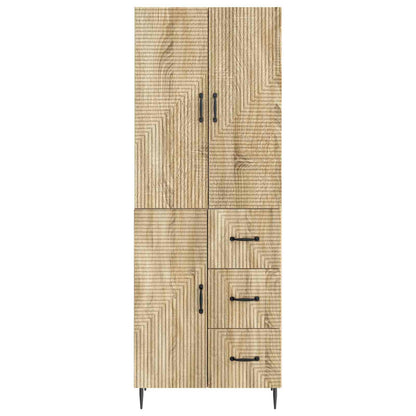 Cabinet Set 2 pcs Sonoma Oak 66 x 34.5 x 89.5 cm