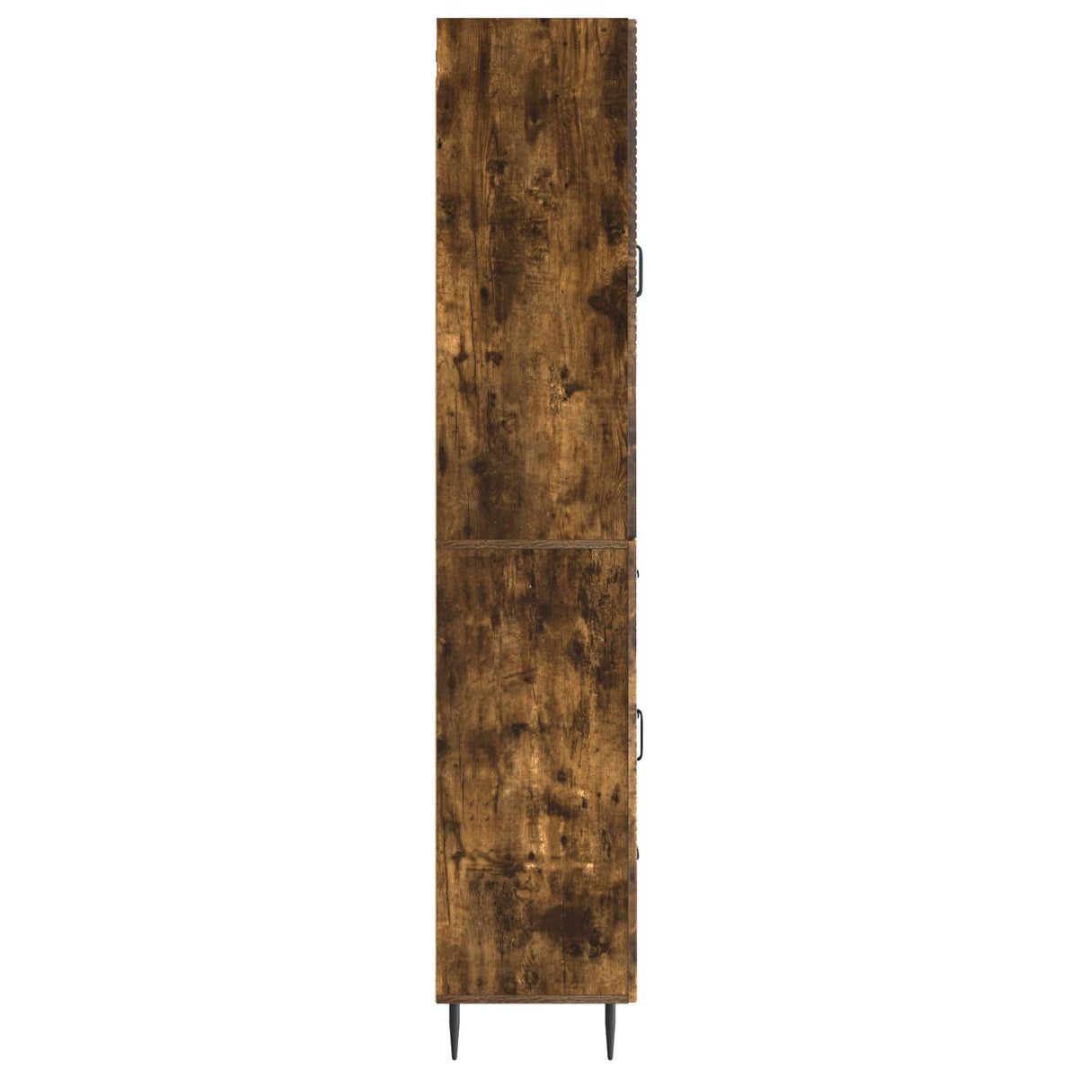 Cabinet Set 2 pcs Smoked Oak Engineered Wood