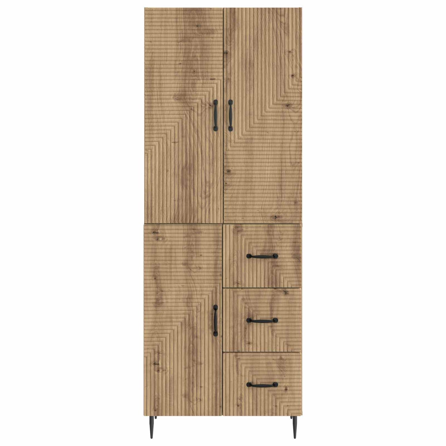 Cabinet Set 2 pcs Artisan Oak 66 x 34.5 x 89.5 cm