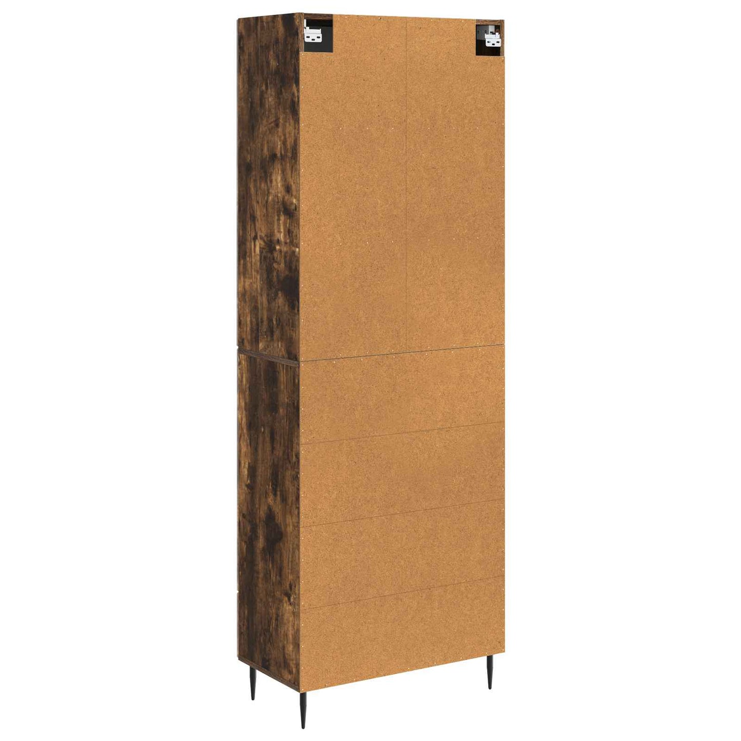 Cabinet Set 2 pcs Smoked Oak 66 x 34.5 x 89.5 cm