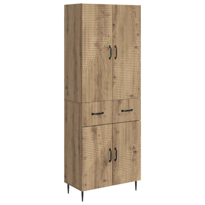 Cabinet Set 2 pcs Artisan Oak 66 x 34.5 x 89.5 cm