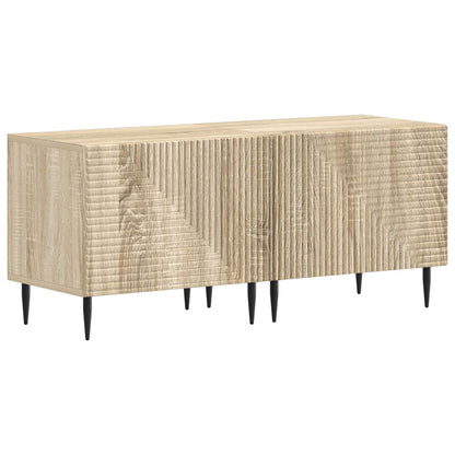 3 Piece LED TV Cabinet Sonoma Oak Engineered Wood
