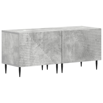 3 Piece LED TV Cabinet Concrete Grey Engineered Wood