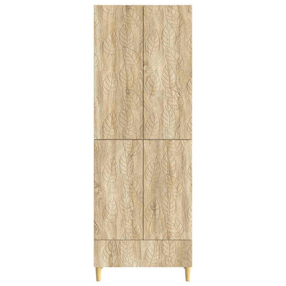 Cabinet Set 2 pcs Sonoma Oak Engineered Wood