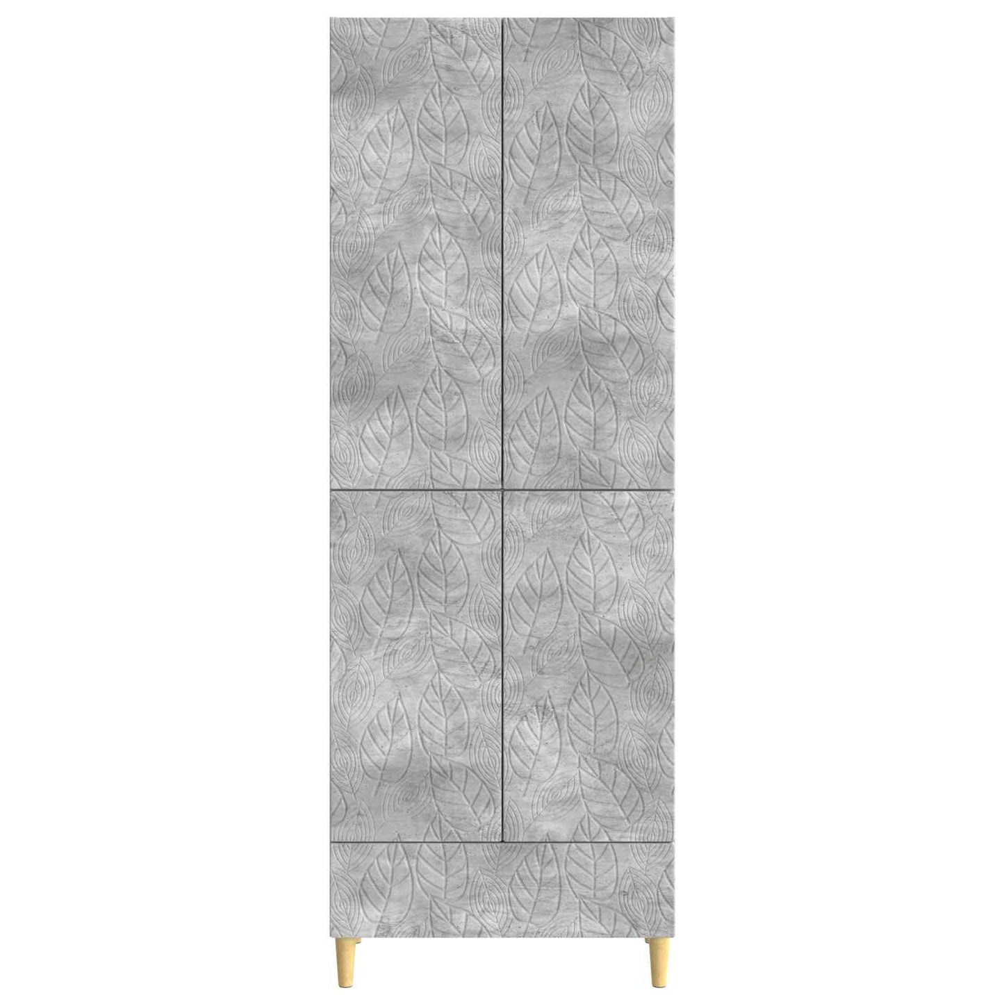 Cabinet Set 2 pcs Concrete Grey Engineered Wood