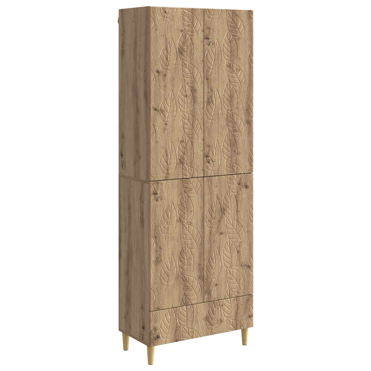 Cabinet Set 2 pcs Artisan Oak Engineered Wood