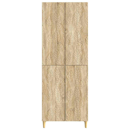 Cabinet Set 2 pcs Sonoma Oak Engineered Wood