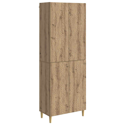 Cabinet Set 2 pcs Artisan Oak Engineered Wood